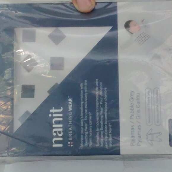 Nanit pajamas newborn, pebble grey - Picture 1 of 1